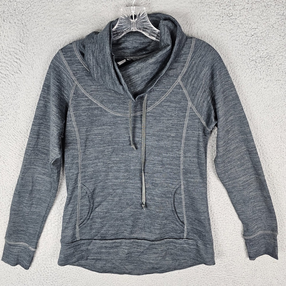 Kuhl Lea Sweatshirt Women's Small Lightweight Stretch Cowl Neck Drawstring 4186
